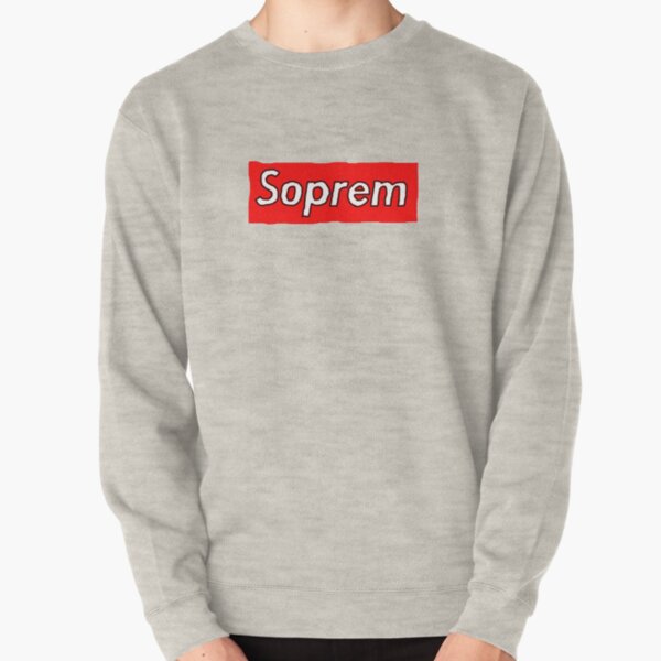 red box logo hoodie