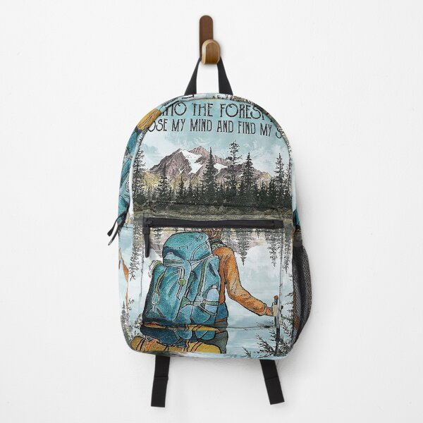 Item preview, Trekking camping girl and into the forest i go to lose my mind and find my soul designed and sold by KravecUziel.