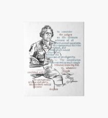 Thomas Jefferson Picture Quote - The Constitution Art Board