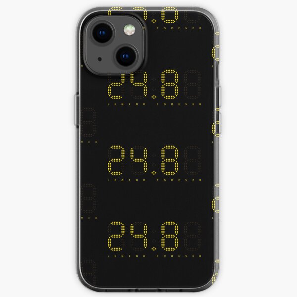 Kobe Bryant 8 24 shot clock iPhone Soft Case
