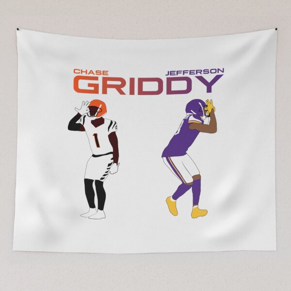 Item preview, The Griddy Duo (Justin Jefferson and Jamarr Chase) T-Shirt designed and sold by Fieanal89.