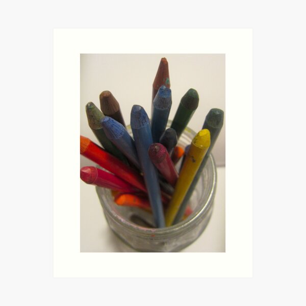 Pencil Jar Art Print