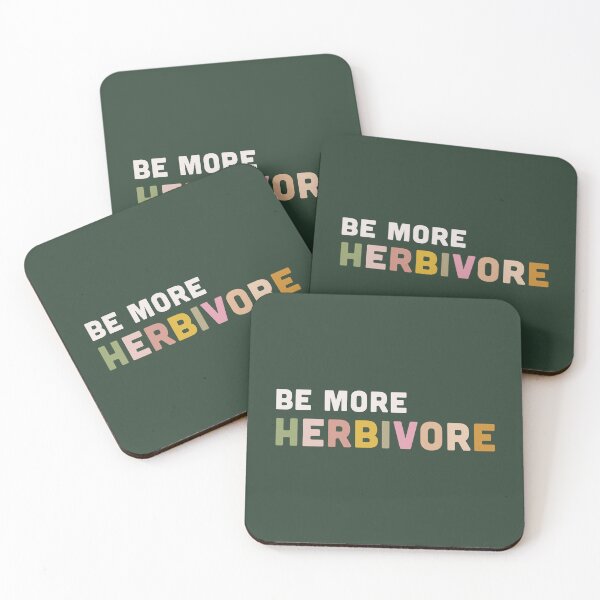 Item preview, Be more herbivore. Team herbivore designed and sold by BlockDashArt.