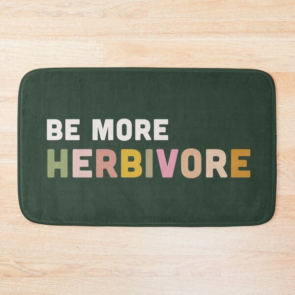 Item preview, Be more herbivore. Team herbivore designed and sold by BlockDashArt.