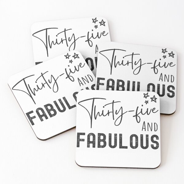 Item preview, 35 And Fabulous Birthday designed and sold by Equitees.