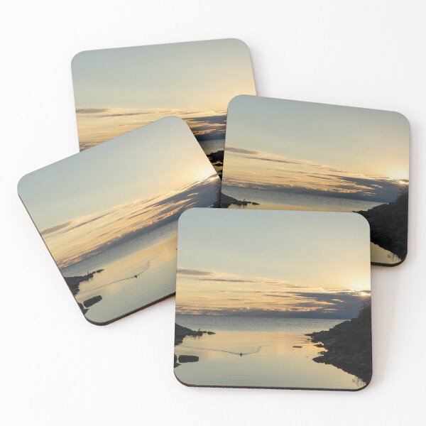Item preview, Pale Gold Peacefulness - Sunrise over Lake Ontario in West End Toronto designed and sold by Georgia Mizuleva.