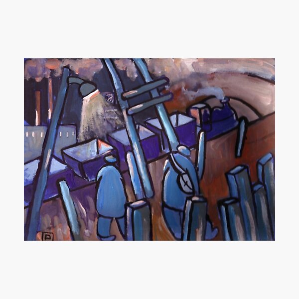 Item preview, The coal train (from my original painting) designed and sold by sword.