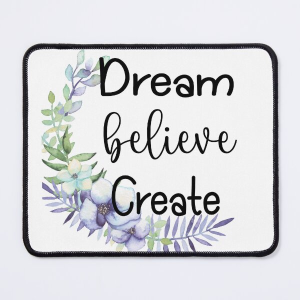 Item preview, Dream, Believe, Create designed and sold by HazelRoseCreate.