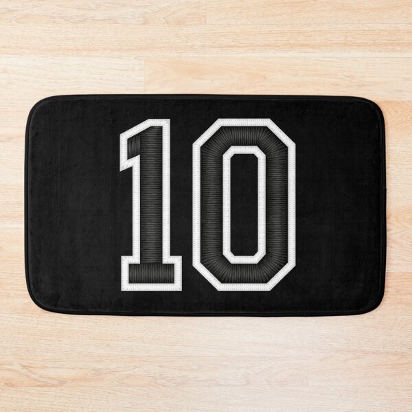 Item preview, 10 Black Jersey Sports Number Ten Football 10 designed and sold by elhefe.