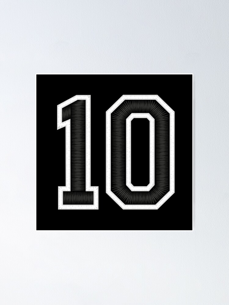 Number 10 T-Shirt Vintage Ten Tee Sports Design Number 10 T-Shirt Vintage Ten Tee Sports Design