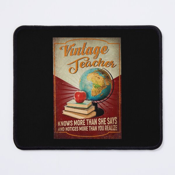 Item preview, Vintage teacher knows more than she says and notices more than you realize designed and sold by TeganCrafford.