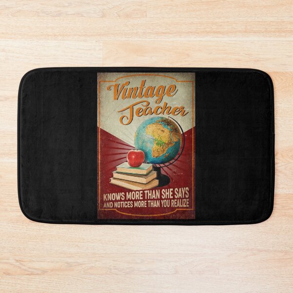 Item preview, Vintage teacher knows more than she says and notices more than you realize designed and sold by TeganCrafford.