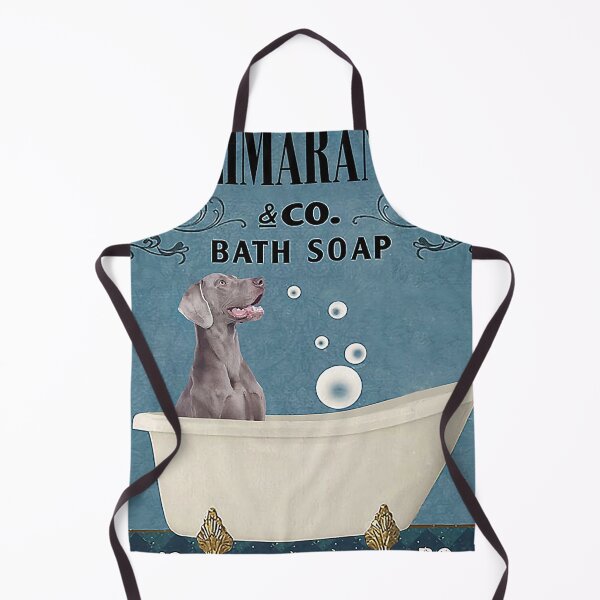 Item preview, Weimaraner bath soap blue wash your paws dog lover designed and sold by KinstleHawa.
