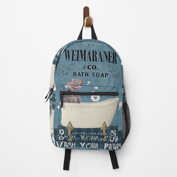 Item preview, Weimaraner bath soap blue wash your paws dog lover designed and sold by KinstleHawa.