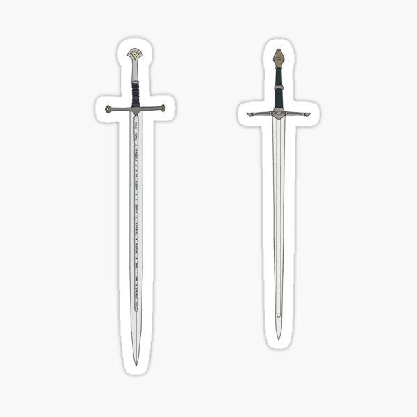 Aperçu de l'œuvre ANDÚRIL & L'ÉPÉE DU STRIDER - Les épées d'Aragorn créée et vendue par Nena-s.
