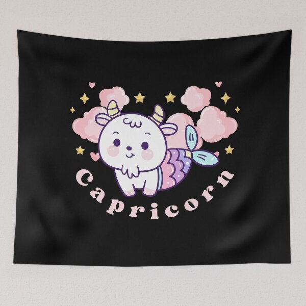 Item preview, Kawaii Zodiac Sign Capricorn  designed and sold by astroful.