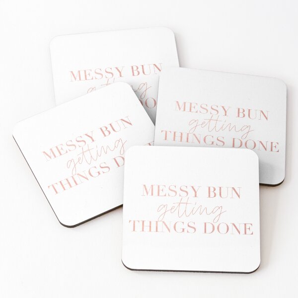 Item preview, Messy bun getting things done neutral designed and sold by SaySomethingUK.