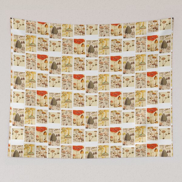 Item preview, Oldish Vintage Mushroom Montage Set #2 designed and sold by Krispsm.