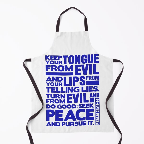 Item preview, Psalm 34:13-14 Keep Your Tongue From Evil designed and sold by plushism.