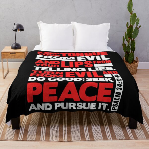 Item preview, Psalm 34:13-14 Keep Your Tongue From Evil designed and sold by plushism.
