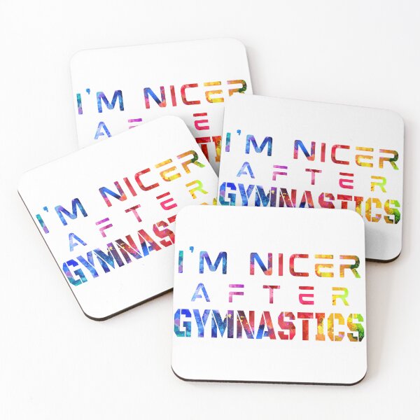 Item preview, I'm Nicer After Gymnastics watercolor designed and sold by Joanna-Asia.