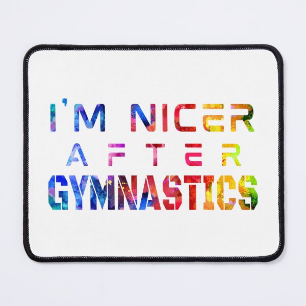 Item preview, I'm Nicer After Gymnastics watercolor designed and sold by Joanna-Asia.
