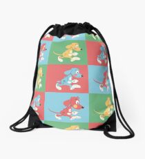 Mochila de cuerdas perros de dibujos animados