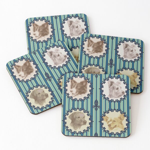 Item preview, Dogs with strips and cornices. designed and sold by SandraPDesigns.