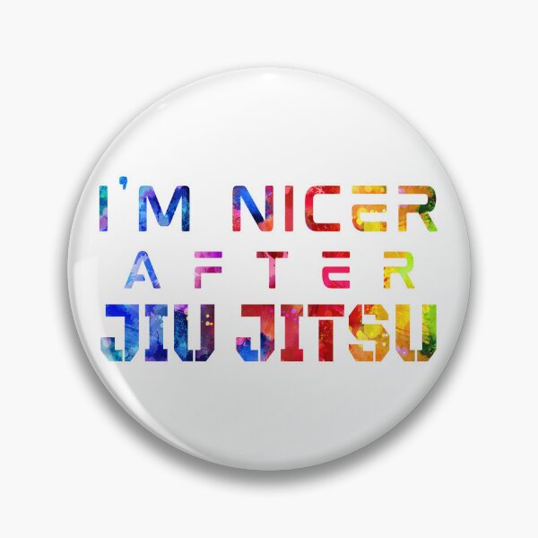 Item preview, I'm Nicer After Jiu Jitsu watercolor designed and sold by Joanna-Asia.