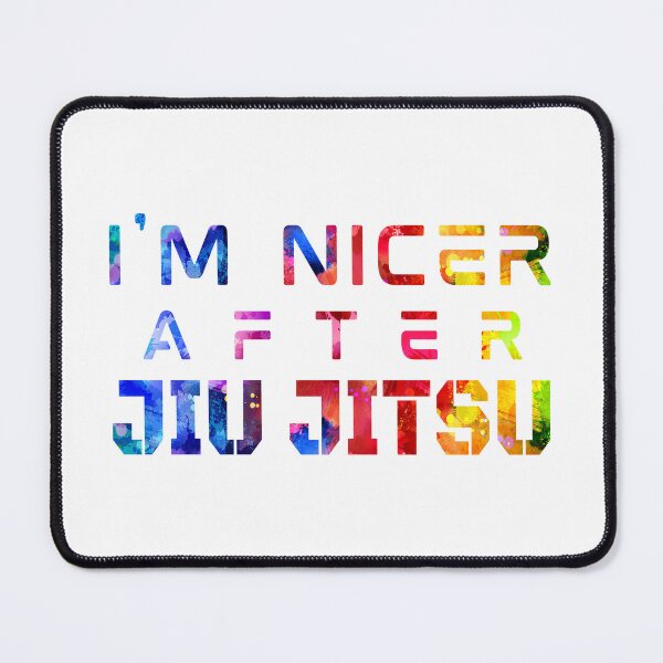 Item preview, I'm Nicer After Jiu Jitsu watercolor designed and sold by Joanna-Asia.
