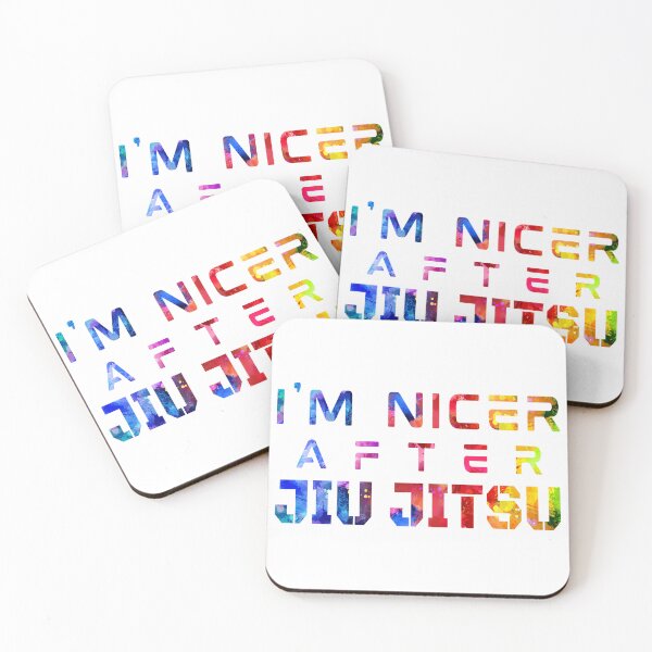 Item preview, I'm Nicer After Jiu Jitsu watercolor designed and sold by Joanna-Asia.