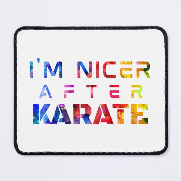 Item preview, I'm Nicer After Karate watercolor designed and sold by Joanna-Asia.