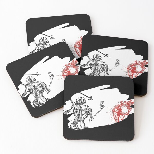 Item preview, Big Ink Blot Blackbeard Pirate Flag Reimagined White Background designed and sold by Freihalt.