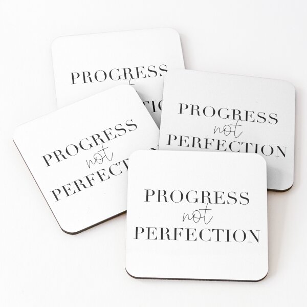 Item preview, Progress not Perfection designed and sold by SaySomethingUK.