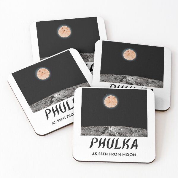 Item preview, Phulka As Seen From Moon 1 | Funny Desi designed and sold by CosmicStory.