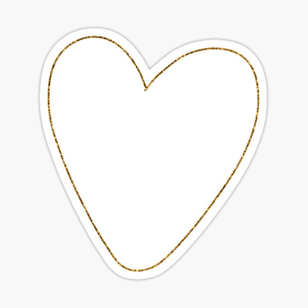 i-have-a-golden-heart-sticker-for-sale-by-adilnait-redbubble