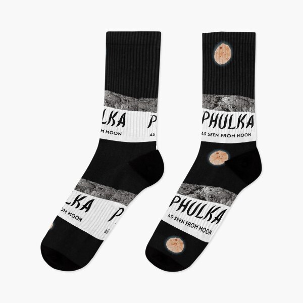 Item preview, Phulka As Seen From Moon 1 (in black) | Funny Desi designed and sold by CosmicStory.