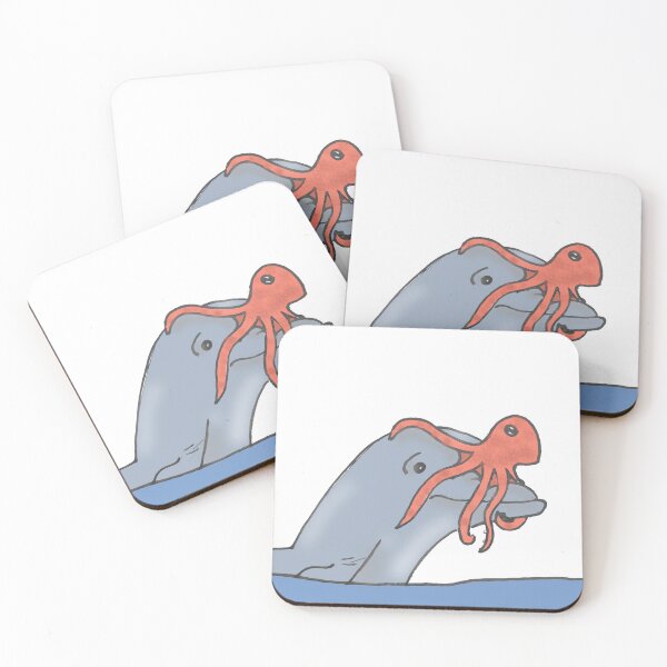 Item preview, Octopus vs dolphin designed and sold by paw-sci.