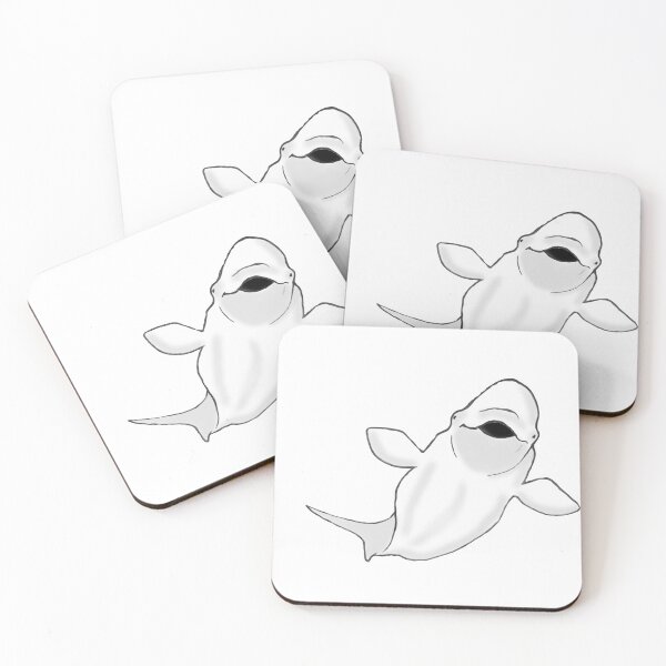Item preview, Curious beluga whale designed and sold by paw-sci.