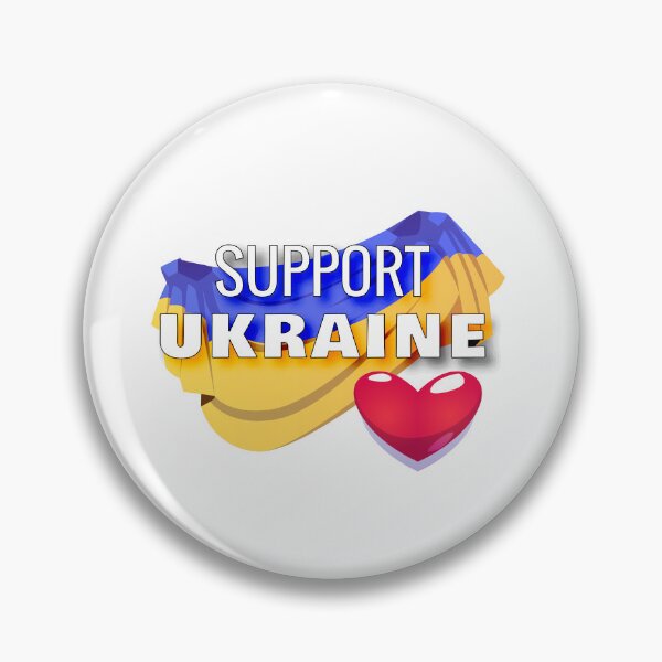 Item preview, Support Ukrainian with my heart designed and sold by Dragon-Shadows.