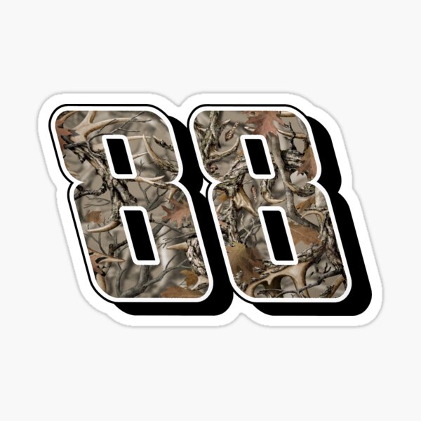 Dale Earnhardt Jr. #88 Camo Sticker