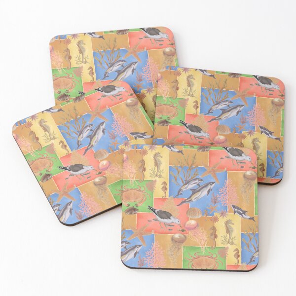 Item preview, Coastal sea-life patchwork. designed and sold by SandraPDesigns.