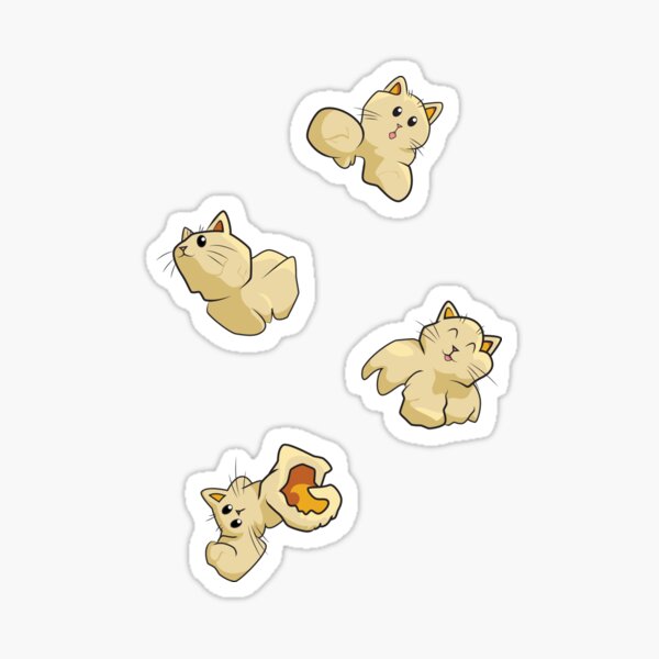 Popcorn Cats Sticker