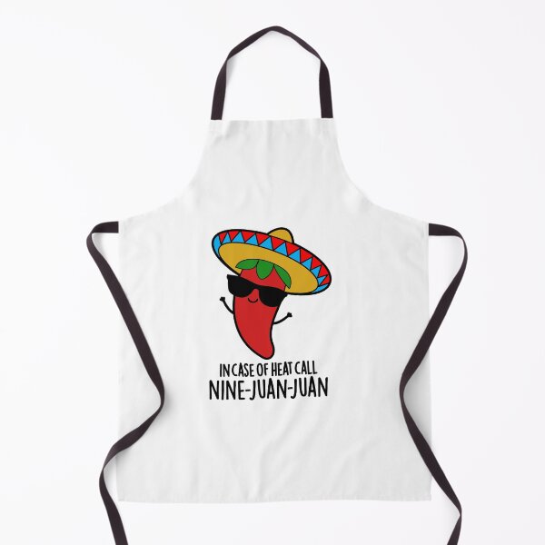 Item preview, In Case Of Heat Call Nine Juan Juan Funny Mexican Chili Puns designed and sold by punnybone.