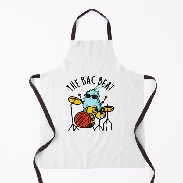 Item preview, The Bac Beat Drummer Funny Bacteria Puns designed and sold by punnybone.