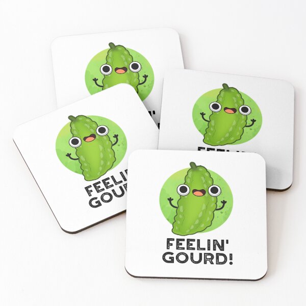 Item preview, Feeling Gourd Funny Veggie Puns  designed and sold by punnybone.