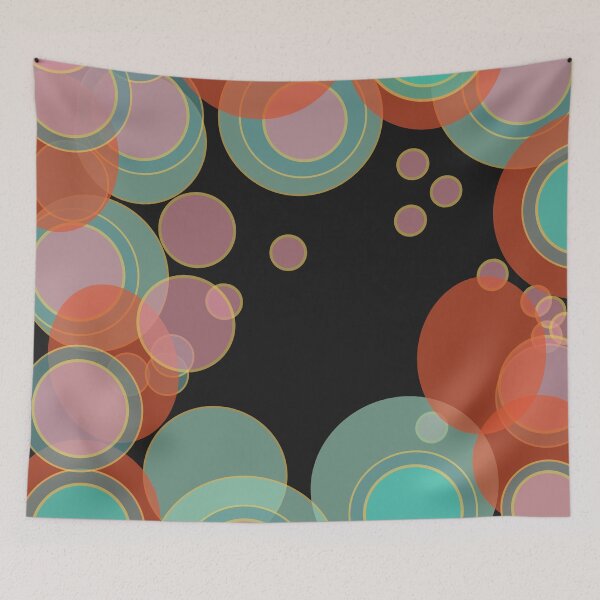 Item preview, Transparent Colorful Bubbles Falling from the Sky designed and sold by LisWilliams.