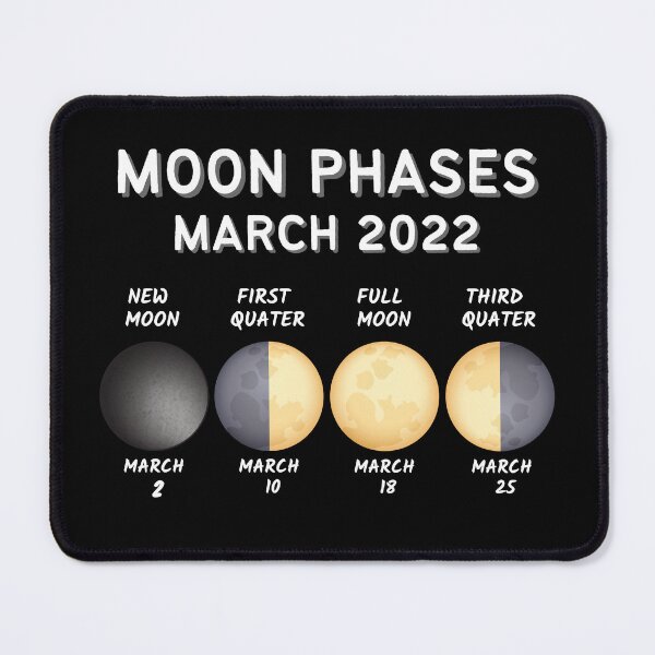 Item preview, Moon Phases March 2022 for UTC designed and sold by Happy-PrintZ.