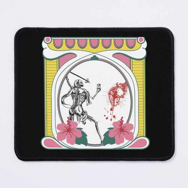 Item preview, Tropical Frame Blackbeard Pirate Flag Reimagined White Background designed and sold by Freihalt.