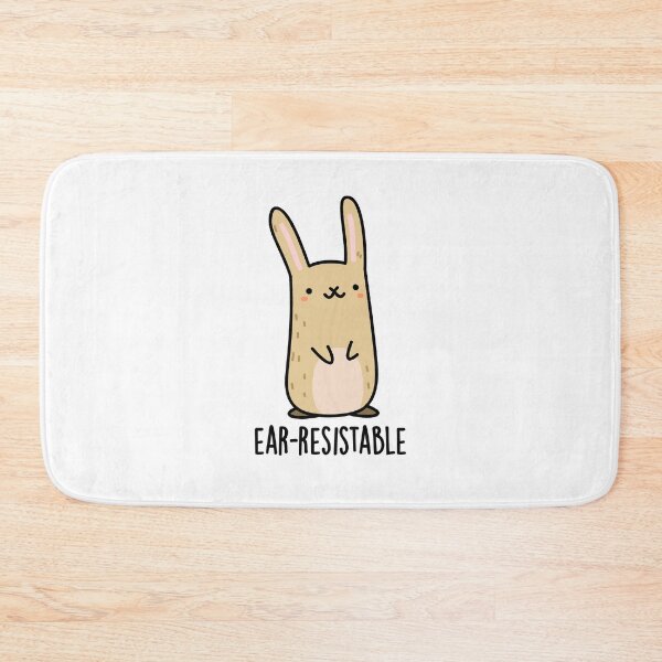 Item preview, Ear-resistable Funny Rabbit Puns  designed and sold by punnybone.